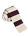 H2H Mens Casual Stripe Patterned Knit Neck Tie