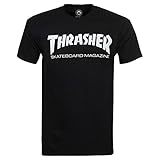 Thrasher Skate Mag Short Sleeve T-Shirt - Black - Xlarge