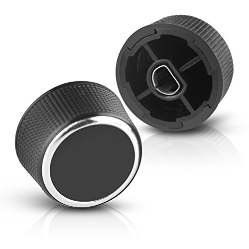 ROCCS 2x Rear Radio Control Knob Audio Buttons for 2007-2013 Chevrolet Chevy GMC Tahoe Silverado Acadia Sierra Denali Yukon GM 22912547