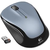 Logitech Wireless Mouse M325 - Optical - Wireless - Radio Frequency - Silver - USB - 1000 dpi - Scroll Wheel - 2 Button(s) -