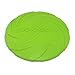 Dog Flying Disc Soft Toy Ultimate Frisbee Disc, 100% Natural Non-toxic Rubber, High Grade, Durable Rubber Dog Frisbee, Floats on Water, Soft Flying Disc Toy for Dogs (Green)