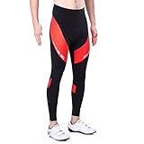 Fmix Men's 4D Padded Cycling Tights Long Bicycle Pants Ourdoor Clothes Bike Wear
