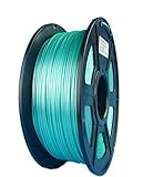 SunTop PLA 3D Printing Filament 1.75mm Silk Green, Rohs Compliance, 1 kg (2.2lbs) Spool, Dimensional Accuracy +/- 0.03 mm