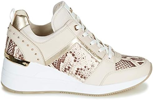 michael kors georgie embossed leather trainer