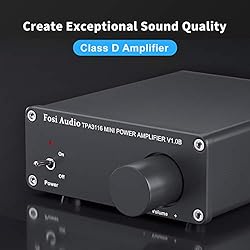 Fosi Audio V1.0B 2 Channel Amplifier Stereo Audio