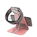 XUNMEJ Apple Watch Stand Apple Watch Charging Dock Stand Bracket Station Holder for Apple Watch Series 3/Series 2/ Series 1 (42mm 38mm) iPhone X 8 8plus 7 7plus 6S 6plus (Rose Gold)