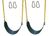 Eastern Jungle Gym Two Heavy-Duty Replacement Swing Seats, Sling Swing with 66