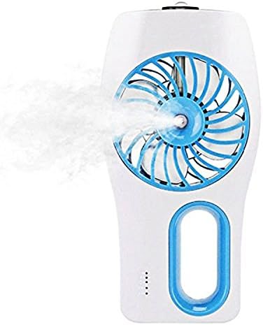 YSIM Rechargeable Handheld Misting Fan-Battery Operated Portable Humidifier-Small Individual Air-condition for Home,Office And Travel