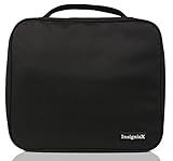 Unisex Toiletry Bag: InsigniaX Travel Cosmetic Organizer For Men, Women, Boys, Girls With Compartments, Handle and Pockets. Size H: 9.8
