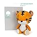 Bellzi Orange Tiger Cute Stuffed Animal Plush Toy - Adorable Soft Tiger Toy Plushies and Gifts - Perfect Present for Kids, Babies, Toddlers - Tiggri