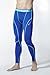 TSLA Men's Compression Pants - Cool Dry Athletic Sports Workout Running Tights Leggings Baselayer, Zero Blue, Large