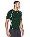 Under Armour Men's HeatGear Armour Short Sleeve Compression Shirt, Forest Green/White, Large