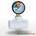 Pressure Regulator with Gauge for Backyard Flock Automatic Poultry Watering System