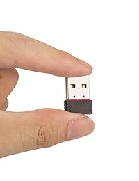 Guleek adaptador de red USB Dongle WiFi & Wireless para Laptop Ordenador de sobremesa   Compatible hacia atrás con productos de 802.11 a b g n 2.4 GHz 150 Mbps