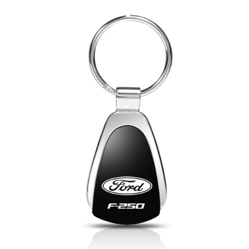 Ford Super Duty F-250 Black Tear Drop Key Chain