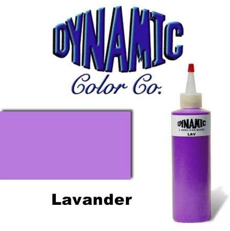 DYNAMIC LAVANDER 1-oz Tattoo Ink Brite Vibrant & Dark Color Tattoo Supply
