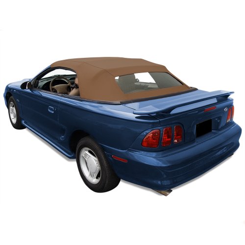 Sierra Auto Tops Convertible Top Fits 1994-04 Ford Mustang (all models) with Heated Glass Window in Sailcloth Vinyl Saddle - Thumbnail 7
