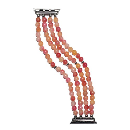 Jade Apple Watch Band 38mm - 42mm / Apple Watch Accessories, Apple Watch Strap, iWatch Band, Lugs Adapter, No-clasp, Stretch Fit