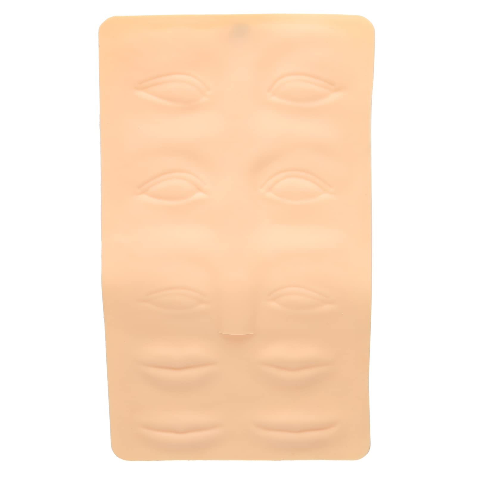 Practice Skin for Microblading Eyebrow Lip Eyeliner, 3D Silicone Tattoo Practice Skin, Permanent Makeup Tattoo Training Fake Skin for Beginners and Professionals 26.7 x 15.3 x 0.5cm