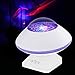 Night Light Projector,Delicacy LED Aurora Light Projector,Music Speaker with 8 Lighting Modes Rotating Relaxing Light Show UFO Design Mood Lamp for Kids, Adults,Living Room