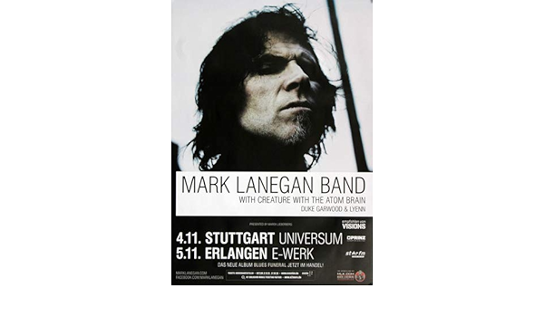 Amazon Com Mark Lanegan Sad Disco Stu 2012 Poster Concertposter Concert Prints Kitchen Dining