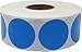 1" Inch Round Blue Color Code Dot Stickers - 1,000 Circle Labels Per Roll