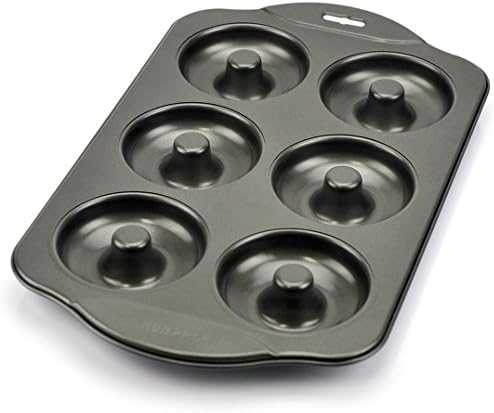 Giant Donut Cake Pan, Baking 6 Hole Nonstick Donut Pan Stainless Steel(set Of 2)