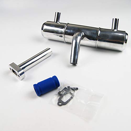 Aluminium Exhaust Pipe for HPI rovan Baja 5B 5T King Motor - Thumbnail 2