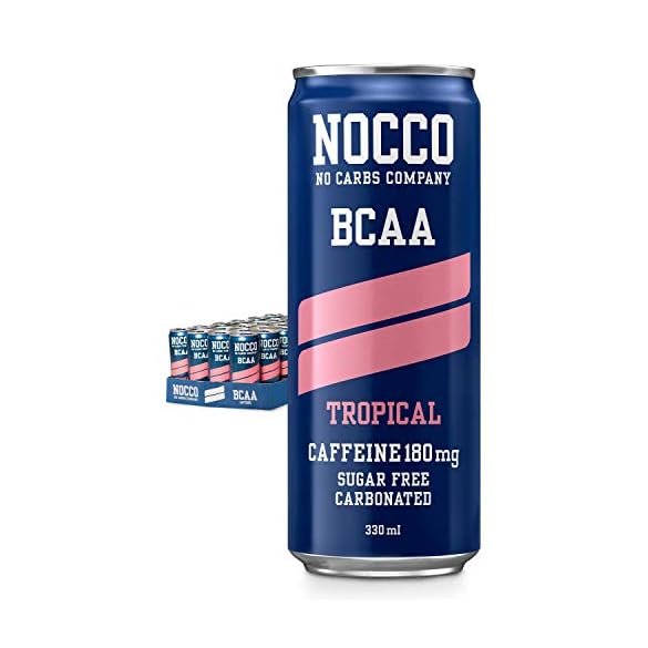 NOCCO BCAA Energy Drink – zuckerfrei, vegan Energy Getränk mit Koffein ...