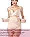Postpartum Belly Wrap Girdle Recovery Support Belly Band Waist Trainer Belt Shapewear (Medium, Nude2)