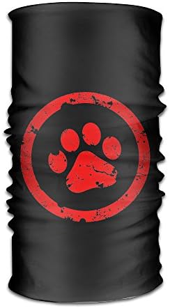 Dog Paw Print Images Multivariant Scarf Screen-Print Multivariant Balaclava Bandanas