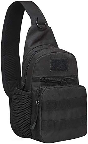 Fjiujin,Cycling Outdoor Sports Bag Casual Shoulder Diagonal Bag Portable Tactical Chest Bag