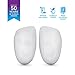 Heel That Pain Heel Seats Foot Orthotic Inserts - Heel Cups Cushions Insoles for Plantar Fasciitis, Heel Spurs, and Heel Pain, Clear, Medium (Women's 6.5-10, Men's 5-8)