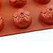IClover 15-Cavity Oval Silicone Baking Mold Pan, Bakeware for Soap, Cake, Bread, Cupcake, Cheesecake, Cornbread, Muffin, Brownie, and More