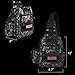 Fiblink Fishing Tackle Backpack Water-resistant Fishing Bag Fishing Storage Pack with Rod & Gear Holder Fishing Crossbody Bag