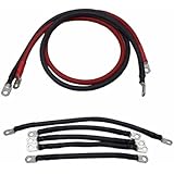 2 Gauge Golf Cart Battery Cable Set, (7 pc) 1994 &amp; UP E-Z-GO 48 Volt