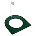 MUXSAM 1Pc Golf Practice Putting Cup Mat with Hole and Flag Plastic for Indoor Outdoor Office Garage Yard Golf Putting Green Regulation Cup Practice Training Aids