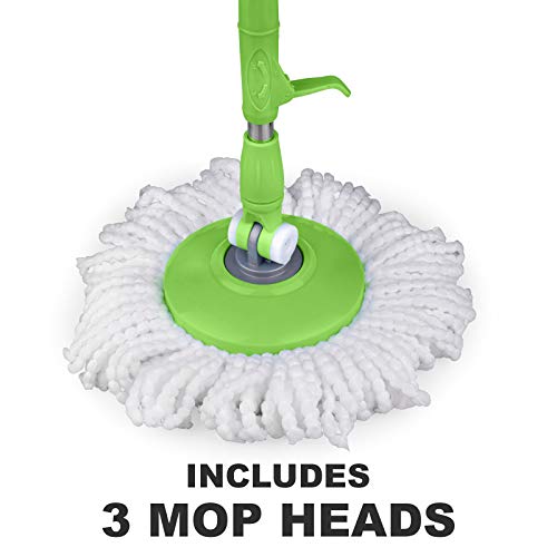 SoftSpin Spin Mop and Bucket 2 Stage Floor Mop System with Builtin