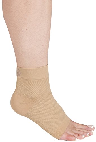 OrthoSleeve FS6 Compression Foot Sleeve, Natural, Large