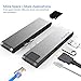 PureFix USB C Hub Adapter, 7-in-2 Extension with Gigabit Ethernet, 4K HDMI, Type- C 100W PD & 40Gbps, 2 USB-A 3.0, SD & MicroSD/TF Card Reader for 2016-2020 MacBook Pro 13' 15' 16' & 2020 MacBook Air