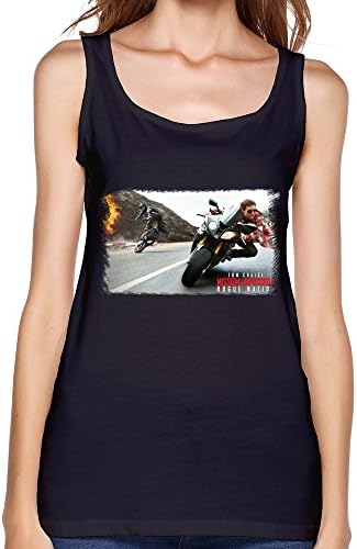 RUIFENG Women's Tom Cruise Mission Impossible 5 Rogue Nation 2015 Bmw S1000rr Motorbike Tank Top Size XXL