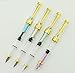Lanxivi 4 PCS Yongsheng 3008 Piston Fountain Pen Fine Nib Transparent Diversity Color Gold Trim Set