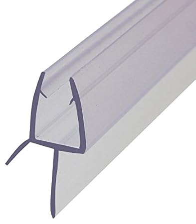 FURNICA 80cm Ersatzdichtung für 6/7-8mm Glasdicke, Wasserabweiser Duschdichtung, Lücke 13.4mm UK03