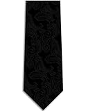 New Red Paisley Jacquard Woven Men's Tie Necktie