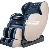 Real Relax 2020 Massage Chair, Full Body Zero Gravity Shiatsu Recliner with Bluetooth and Led Light