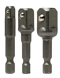 Adaptador de vástago hexagonal Socket Bit Barra de extensión del controlador de tuerca para taladro.Set de 3 unidades de 1 4 pulgadas 3 8 pulgadas 1 2 pulgadas, para el auto, bricolaje y Kit de herramientas de reparación para el hogar. Por Bastex.