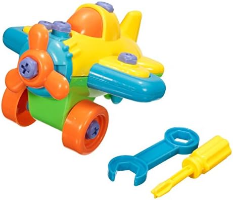 Building Assembled Toys Develop Learning Fun Build A Train Kids Children's Educational Toy With Clamp &amp; Screwdriver Tool