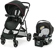Graco Modes Element Travel System | Includes Baby Stroller with Reversible Seat, Extra Storage, Child Tray and