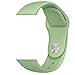 Apple Watch Band - FanTEK Soft Silicone Sport Style Replacement iWatch Strap for Apple Wrist Watch 42mm Models S/M Size (Mint)