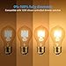 TORCHSTAR A19 LED Bulb Dimmable, 7W LED Light Bulb 60W Equivalent, Vintage Bulbs 800LM, 4000K Cool White, E26 Medium Base, UL Listed, Pack of 6